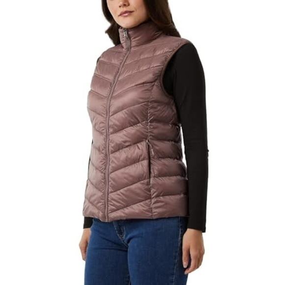 32 Degrees Women’s Quilted Vest, Pink, L - Picture 1 of 4